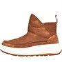 FitFlop Womens F-Mode Nubuck-Mix Flatform Bootie Trainers Light Tan