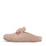 FitFlop Womens Chrissie II Haus Felt Slippers Beige