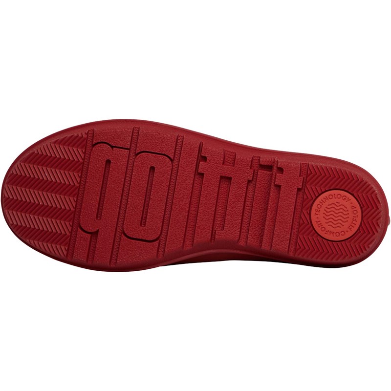 FitFlop Womens Wonderwelly Chelsea Boots Rich Red