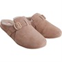 FitFlop Womens Chrissie Adjustable Shearling-Lined Suede Slippers Beige