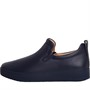FitFlop Womens Rally Leather Slip-On Trainers Midnight Navy