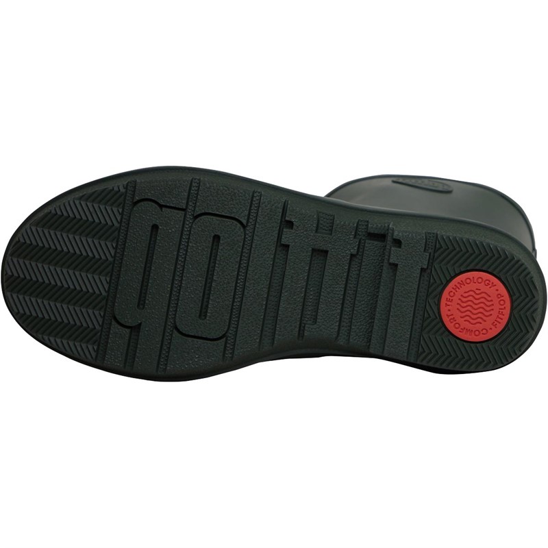 FitFlop Womens Wonderwelly Short Wellies Deep Green