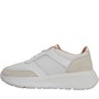 FitFlop Womens F-Mode Flatform Trainers Urban White/Paris Grey