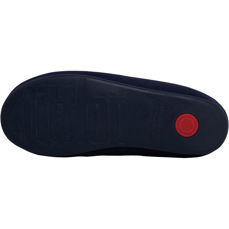 FitFlop Womens Chrissie Slippers Midnight Navy