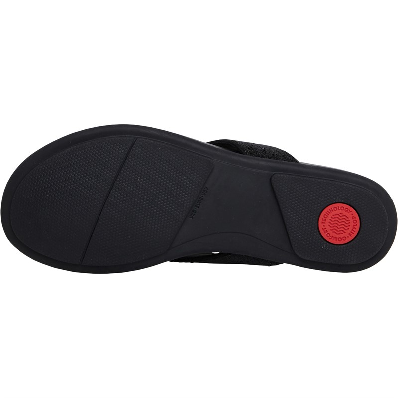 FitFlop Womens Gracie Opul Flip-Flops Black