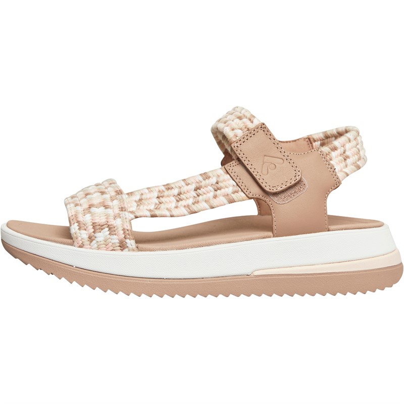 FitFlop Womens Surff Sandals Beige Mix