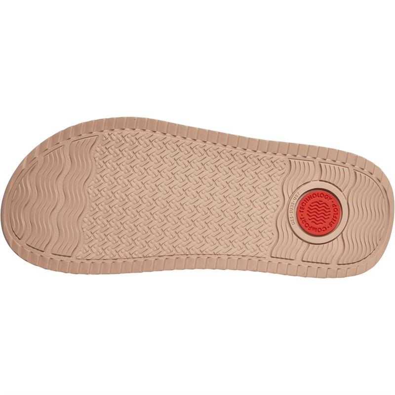 FitFlop Womens Surff Sandals Beige Mix