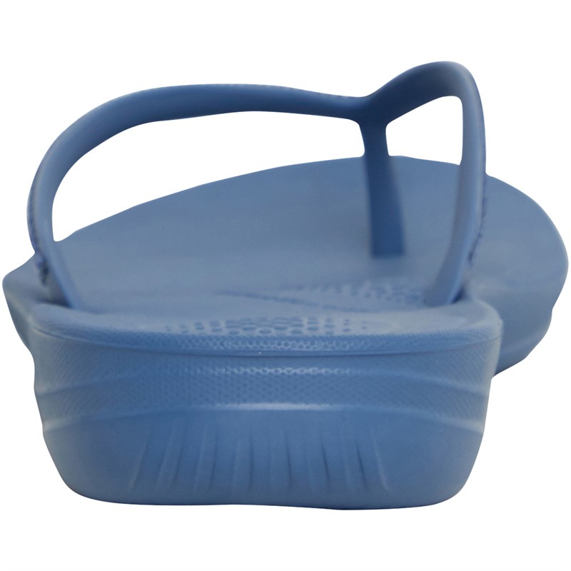 FitFlop Womens Iqushion Sparkle Flip Flops Sail Blue