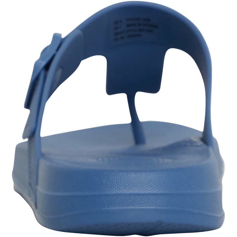 FitFlop Womens Iqushion Adjustable Buckle Sandals Sail Blue