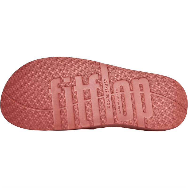 FitFlop Womens Iqushion Sliders Dusky Red