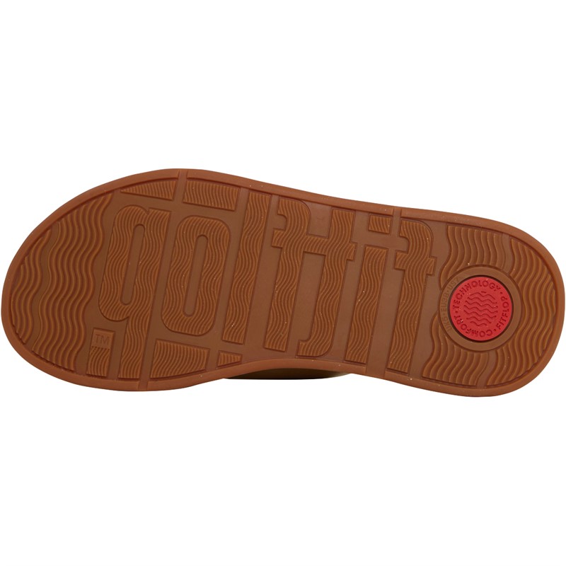 FitFlop Womens F-Mode Flatform Cross Slides Platino