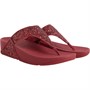 FitFlop Womens Lulu Glitter Sandals Dusky Red