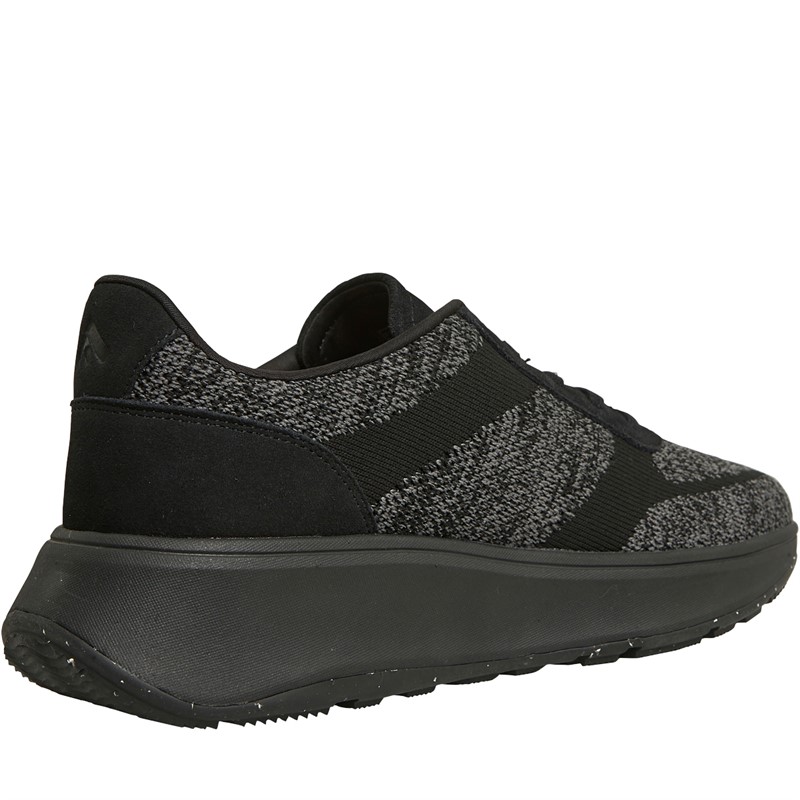 FitFlop Womens F-Mode Flatform Trainers All Black