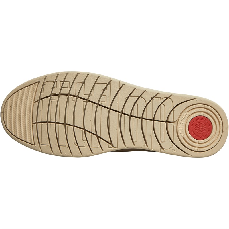 FitFlop Womens Rally Trainers Stone Beige