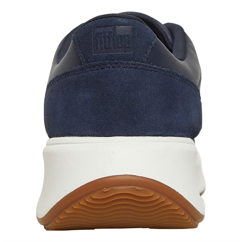 FitFlop Womens F-Mode Flatform Trainers Midnight Navy