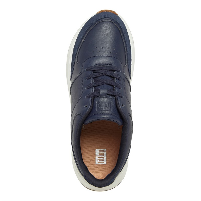 FitFlop Womens F-Mode Flatform Trainers Midnight Navy