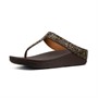 FitFlop Womens Fino Quartz Toe Post Sandals Gold
