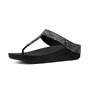FitFlop Womens Fino Quartz Toe Post Sandals Black