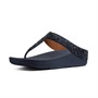 FitFlop Womens Fino Quartz Toe Post Sandals Midnight Navy