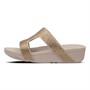 FitFlop Womens Marli Sliders Vintage Gold
