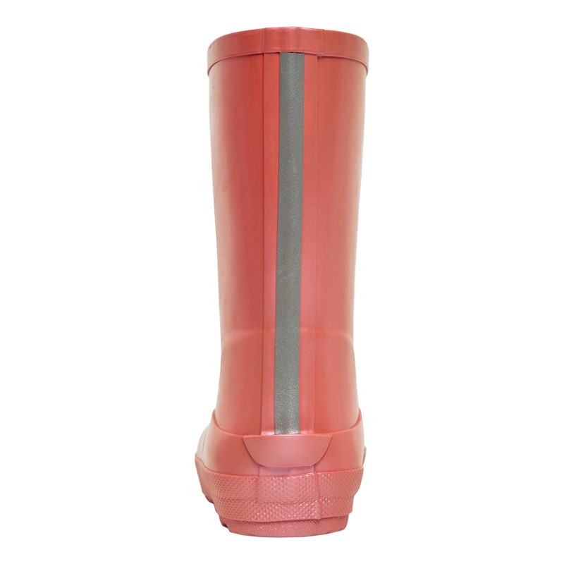 FitFlop Infant Girls Wonderwelly Pearlised Rain Boots Rosy Coral