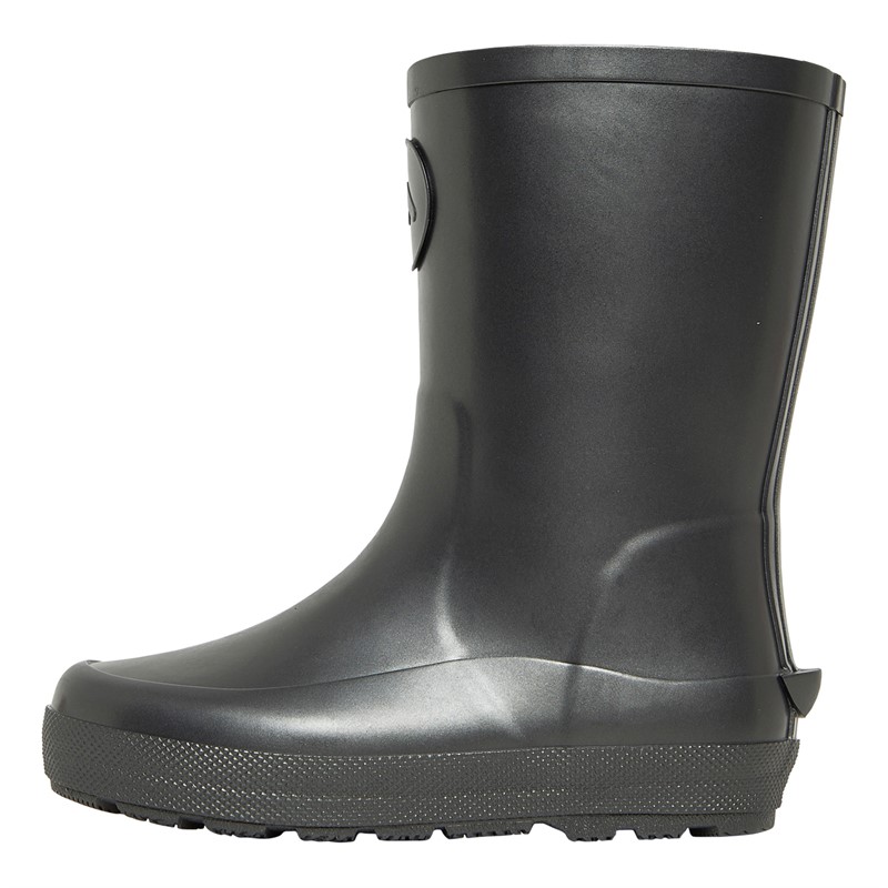 FitFlop Infant Girls Wonderwelly Pearlised Rain Boots Black