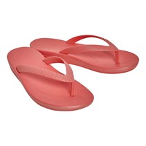 FitFlop Girls Iqushion Ergonomic Flip Flops Rosy Coral