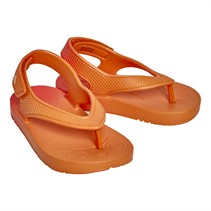 FitFlop Infant Girls Back Strap Flip Flops Red Coral