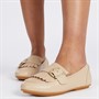 FitFlop Womens Allegro Buckle Loafers Latte Beige