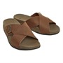 FitFlop Mens Surfer Cross Strap Sandals Chocolate Brown