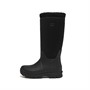 FitFlop Womens Wonderwelly Fleece Lined Roll Down Rain Boots Black
