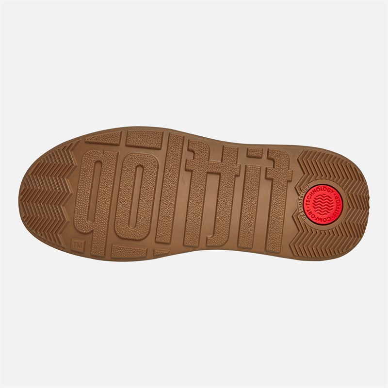 FitFlop Womens F-Mode Suede Flatform Chelsea Boots Minky Grey