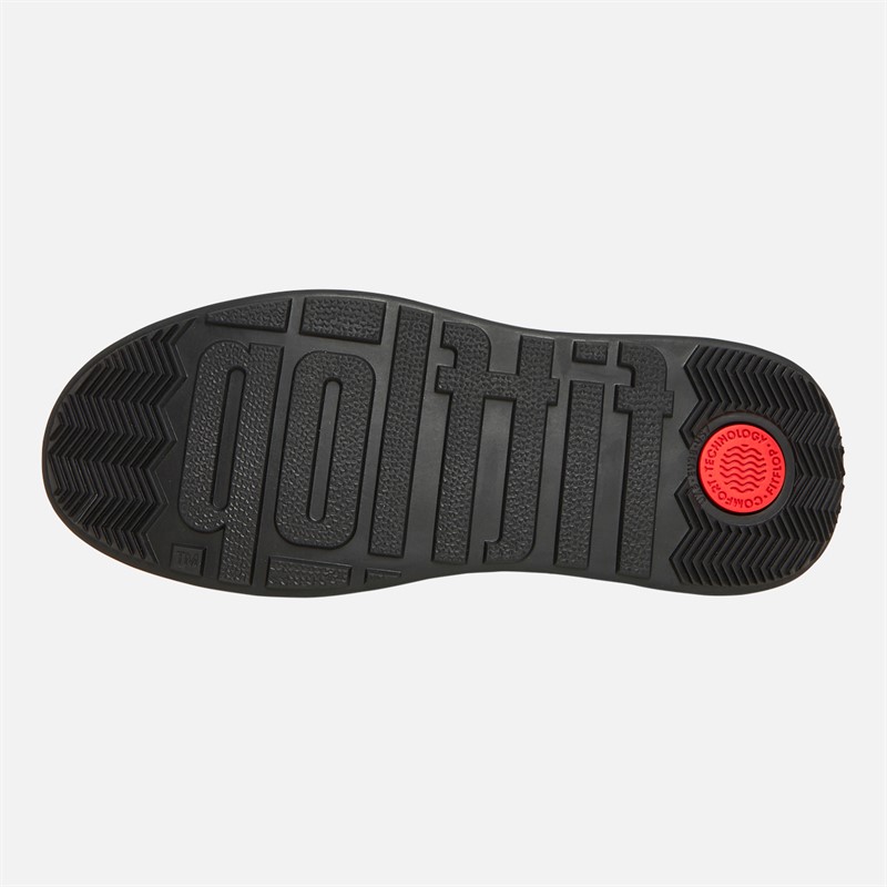 FitFlop Womens F-Mode Suede Flatform Chelsea Boots Chocolate Brown