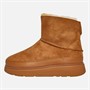 FitFlop Womens Gen-FF Mini Double-Faced Shearling Boots Desert Tan