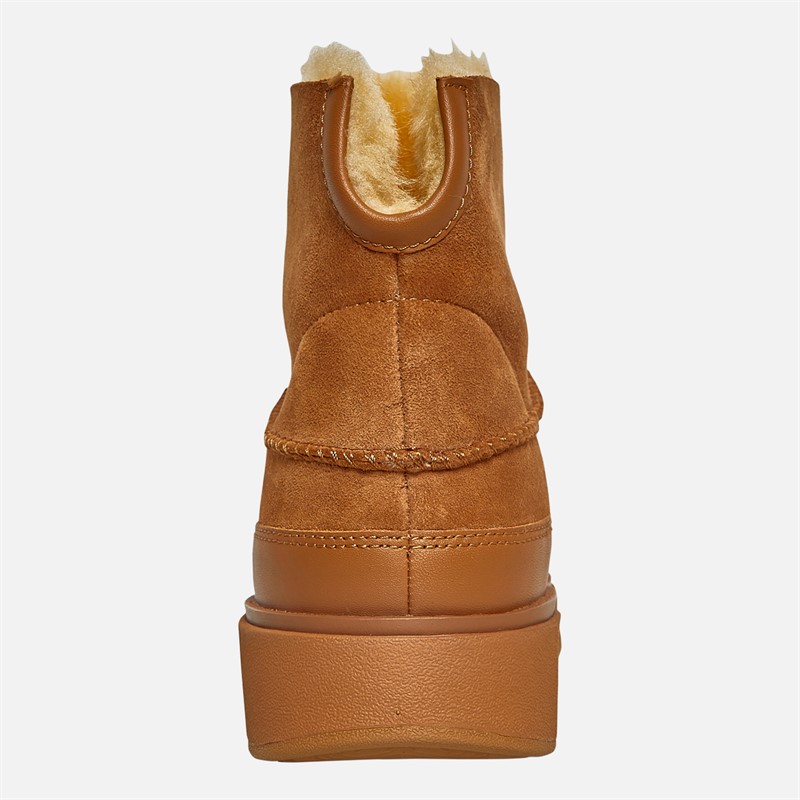 FitFlop Womens Gen-FF Mini Double-Faced Shearling Boots Desert Tan