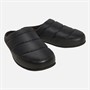 FitFlop Mens Shove Padded Performance-Fabric Slippers All Black