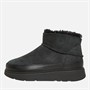 FitFlop Womens Gen-FF Ultra-Mini Double-Faced Shearling Boots All Black