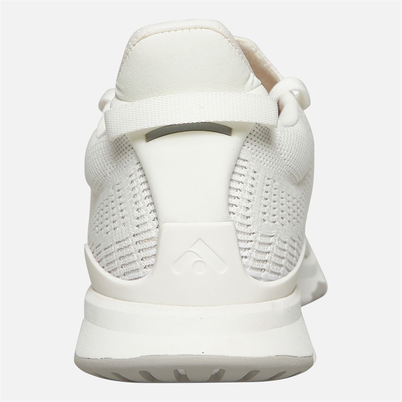 FitFlop Mens Vitamin FFX Mens Knit Sports Trainers Urban White/Tiptoe Grey