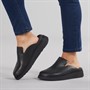 FitFlop Womens Gen-FF Leather Mules All Black