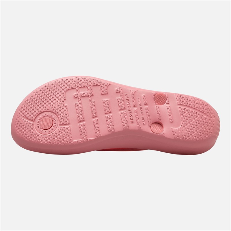 FitFlop Womens Iqushion Flip Flops Geranium Pink