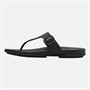 FitFlop Womens Gracie Toe Post Sandals All Black