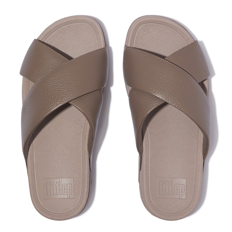 FitFlop Mens Surfer Cross Sliders Java Java