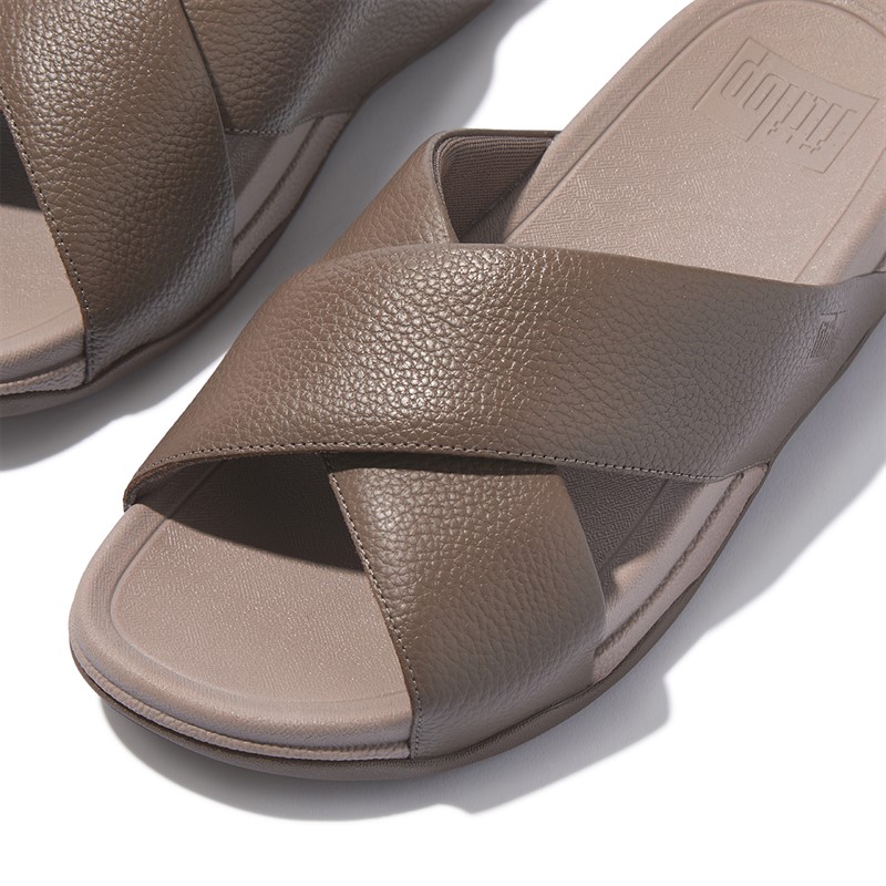 FitFlop Mens Surfer Cross Sliders Java Java