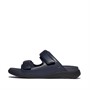 FitFlop Mens F-Mode Go Adjustable Twin Bar Sliders Midnight Navy