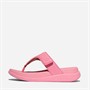 FitFlop Womens F-Mode Go Adjustable Flatform Toe-Post Sandals Pink Perfect