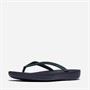 FitFlop Womens Iqushion Sparkle Flip Flops Midnight Navy