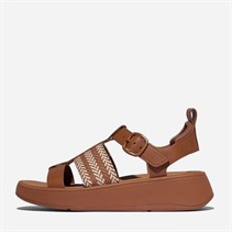FitFlop Womens F-Mode Fisherman Sandals Deep Tan/Paris Beige