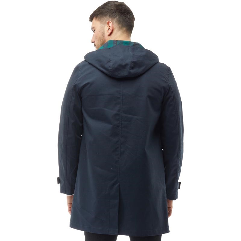 De Mortimer Farah Marine Pluie Bleu Vintage Homme Veste RHxRwfqE8n