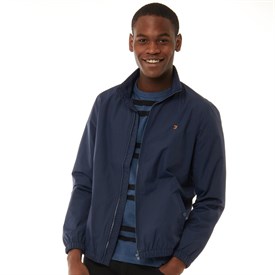 Farah Vintage Heren Olsen Bomberjack Marineblauw farah vintage kopen in de aanbieding