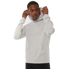 Farah Vintage Heren Clerkenwell Hoodie Lichtgrijs farah vintage kopen in de aanbieding